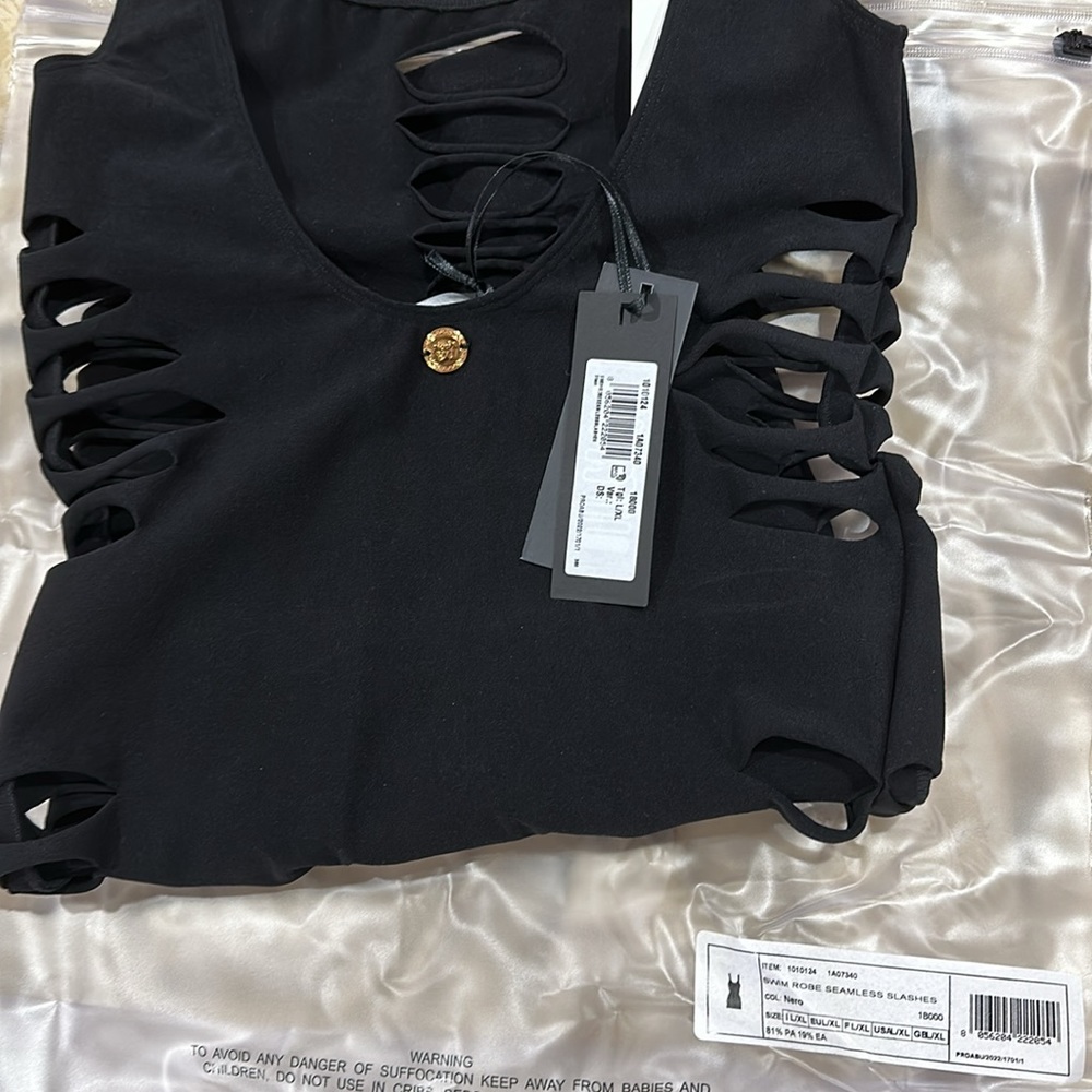 Versace swim robe cover dress